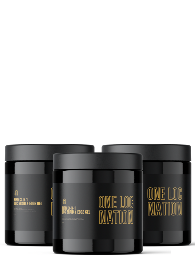 3PK 3-in-1 Loc Braid and Edge Gel